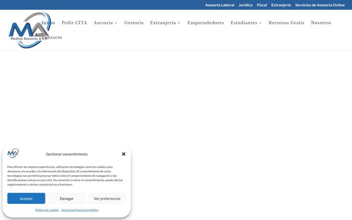 Screenshot of asesoresmedina.com