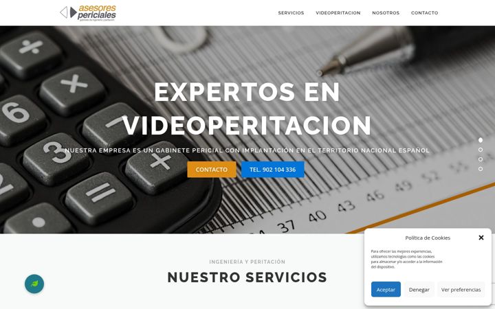 Screenshot of asesorespericiales.es