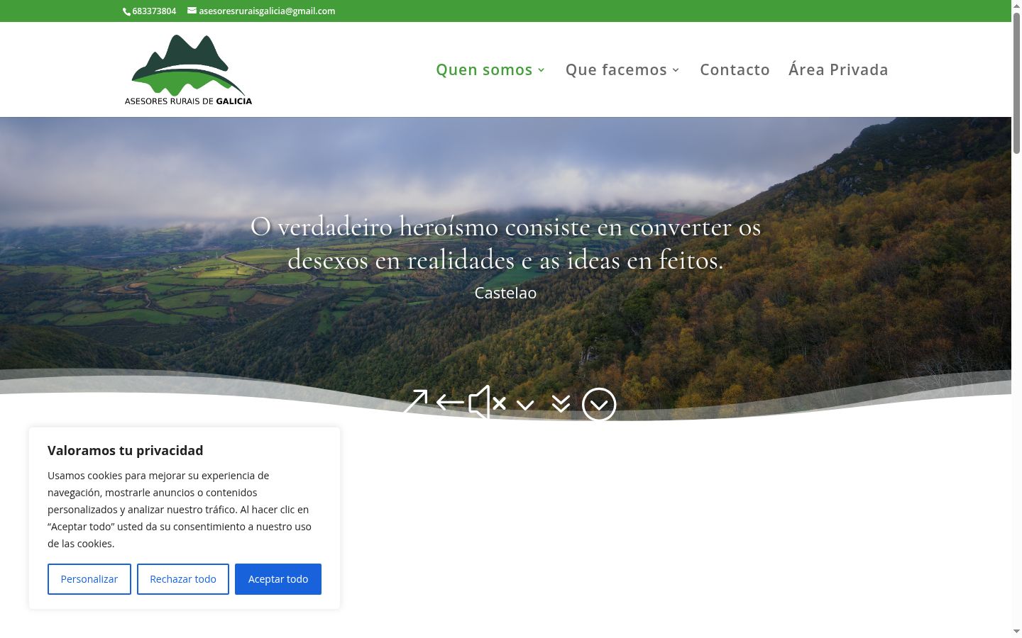 Screenshot tal-banner tal-kunsens muri qabel kwalunkwe interazzjoni