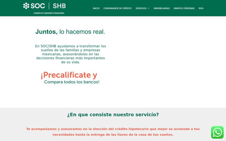 Screenshot of asesoressocshb.com