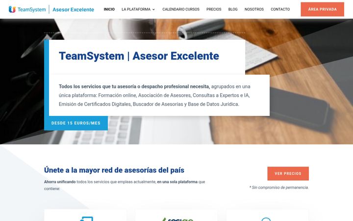 Screenshot of asesorexcelente.com