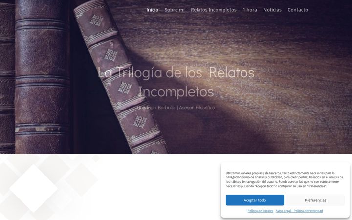 Screenshot of asesorfilosofico.com