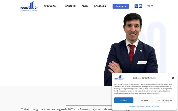 Screenshot of asesorfinancieroic.com