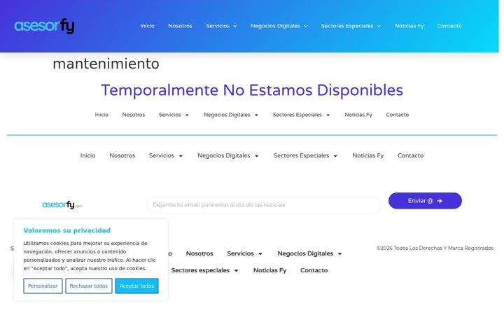 Screenshot of asesorfy.net
