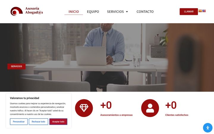 Screenshot of asesoria-abogados.com