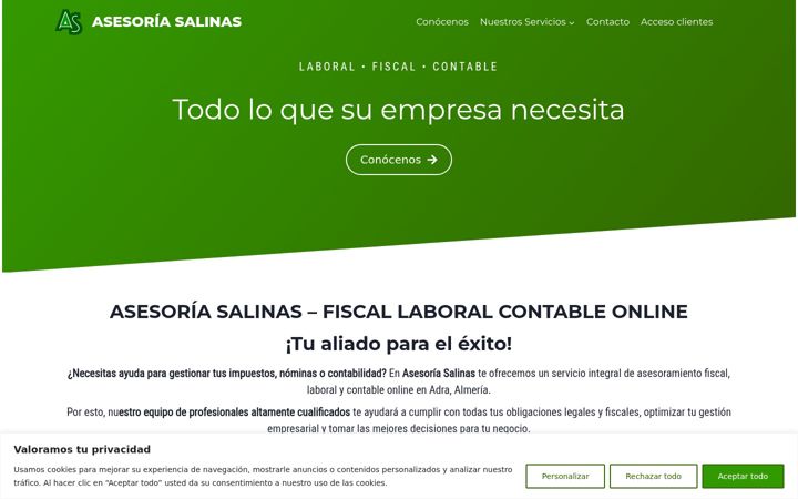 Screenshot van asesoria-salinas.es