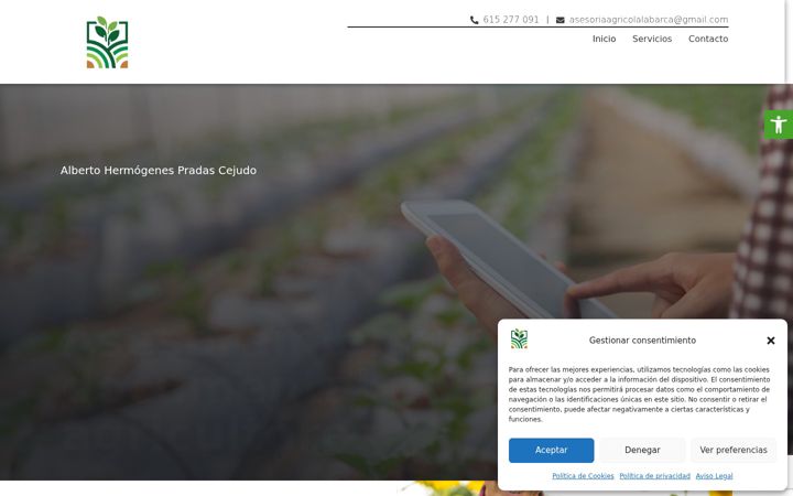 Screenshot of asesoriaagricolalabarca.es