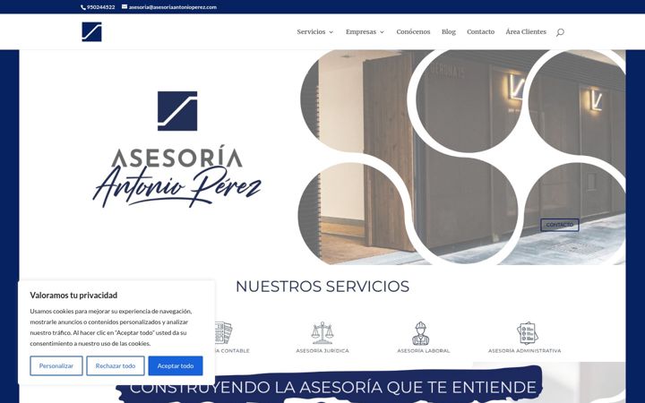 Screenshot of asesoriaantonioperez.es