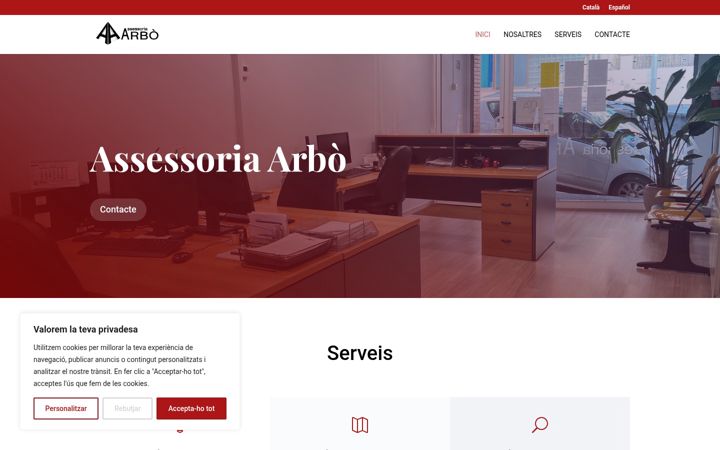 Screenshot of asesoriaarbo.com
