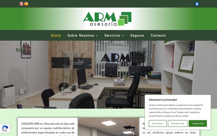 Screenshot of asesoriaarm.es