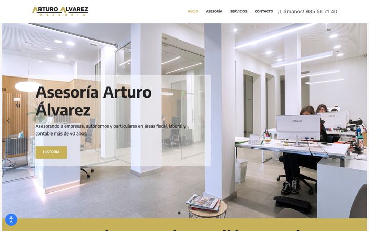 Screenshot of asesoriaarturoalvarez.es