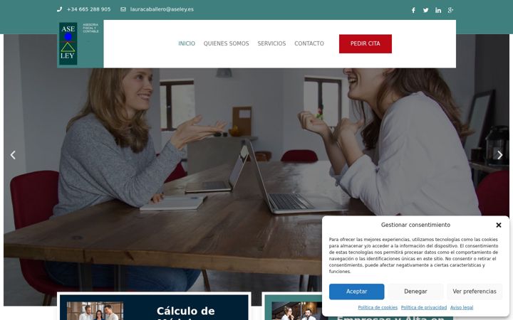 Screenshot of asesoriaaseley.es