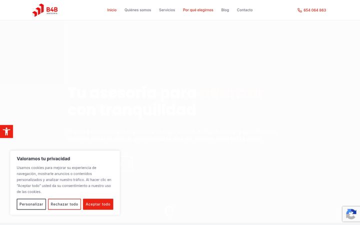 Screenshot of asesoriab4b.es