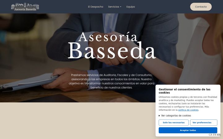 Screenshot of asesoriabasseda.com