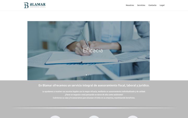 Zrzut ekranu asesoriablamar.es