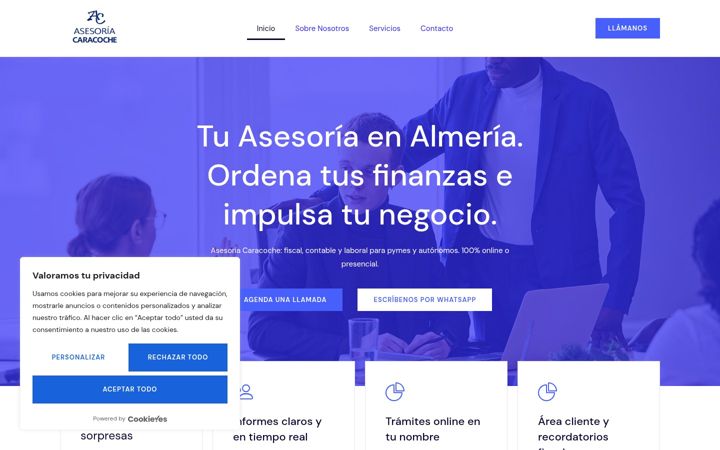 Snímek obrazovky asesoriacaracoche.com