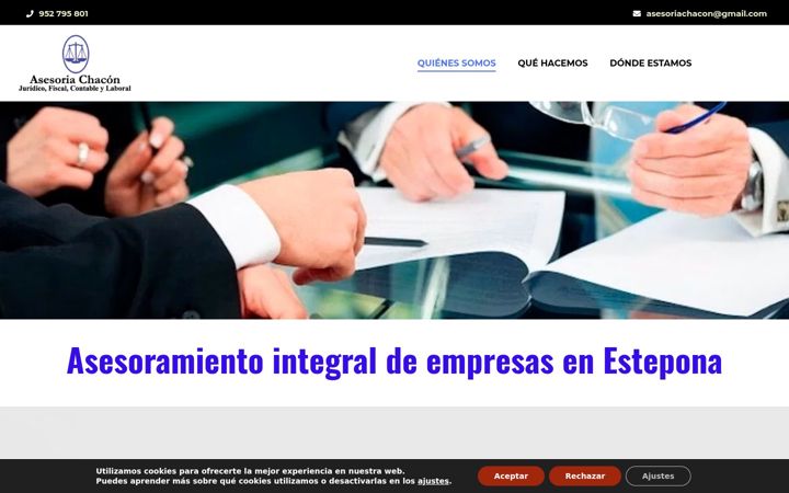 Screenshot of asesoriachacon.com