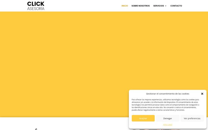 Screenshot of asesoriaclick.com