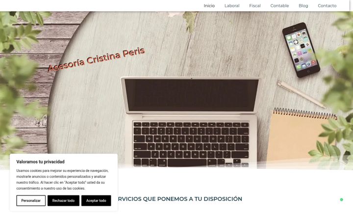 Screenshot of asesoriacristinaperis.com
