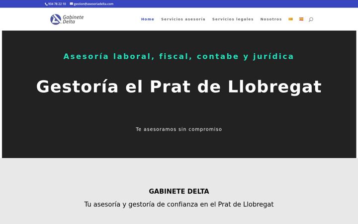 Screenshot of asesoriadelta.com