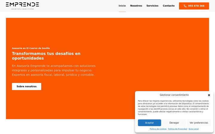 Skjermbilde av asesoriaemprende.com
