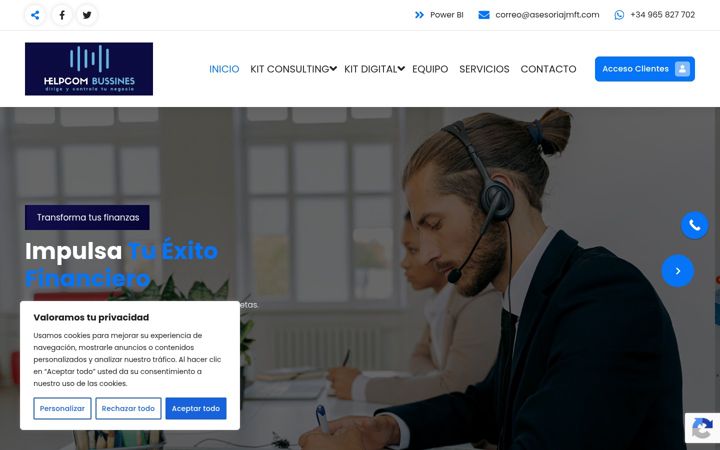 Screenshot of asesoriaencaudete.com