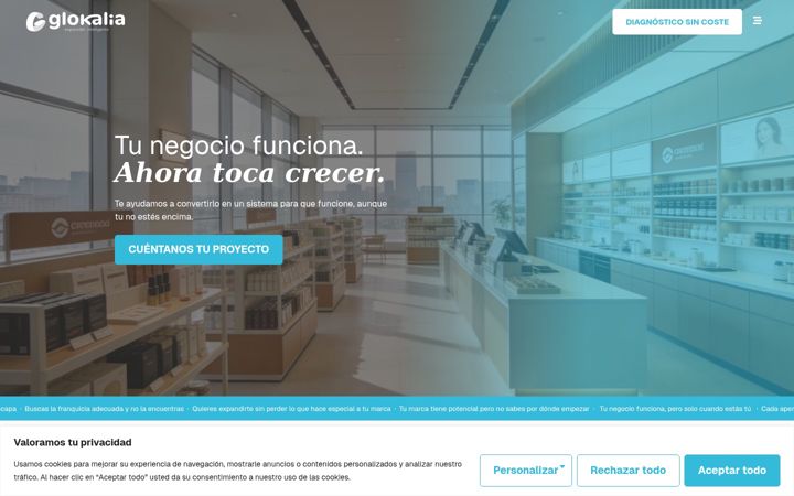 Screenshot of asesoriaenfranquicias.es