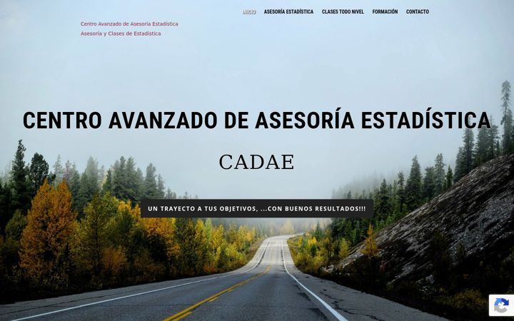 Screenshot of asesoriaestadistica.com