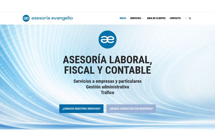 Screenshot of asesoriaevangelio.com