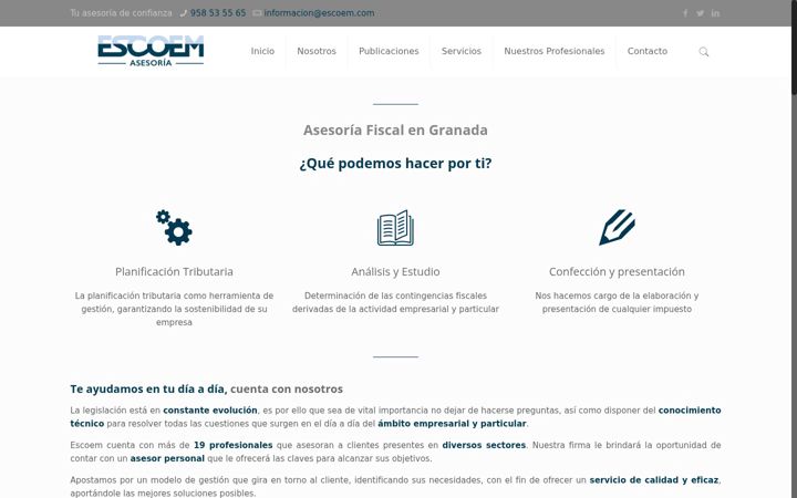 Screenshot of asesoriafiscalgranada.es