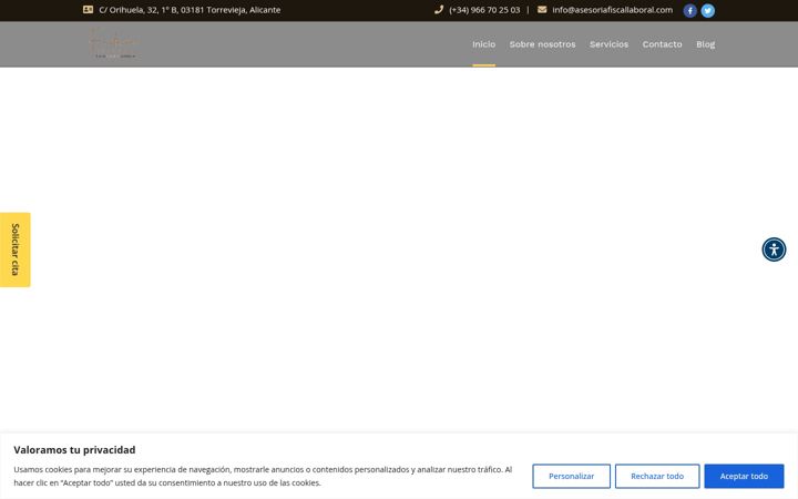 Screenshot of asesoriafiscallaboral.com