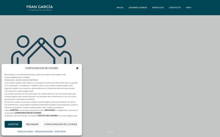 Screenshot of asesoriafrangarcia.com