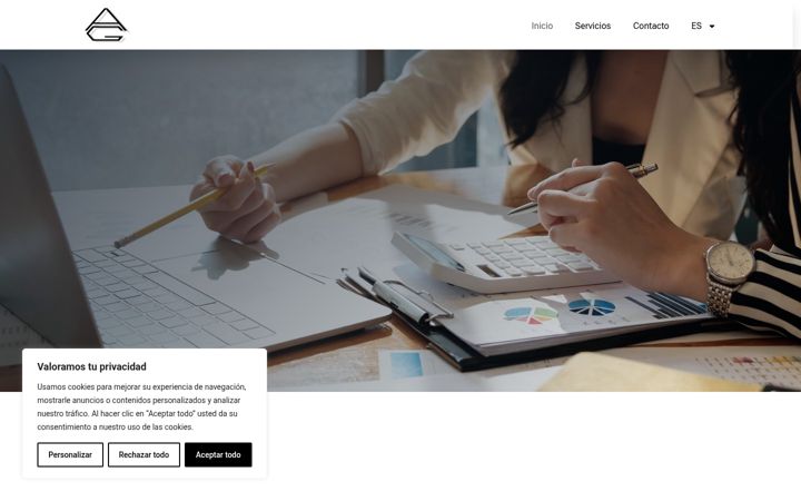Screenshot of asesoriaganeko.com