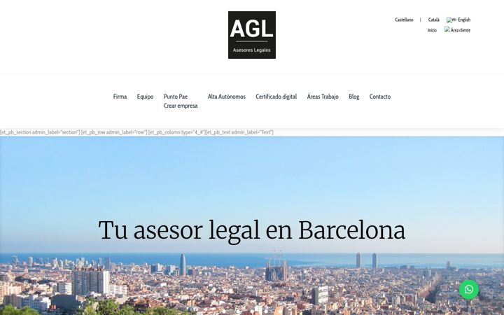Screenshot of asesoriagarcialopez.es