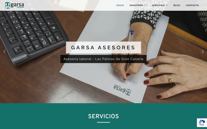 Screenshot of asesoriagarsa.com