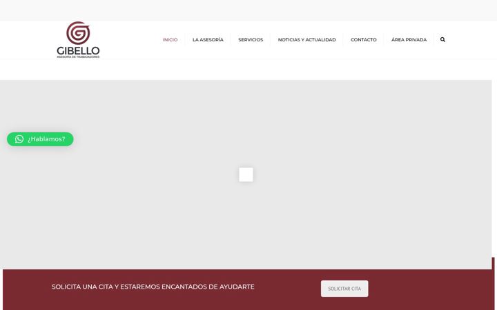 Screenshot of asesoriagibello.com