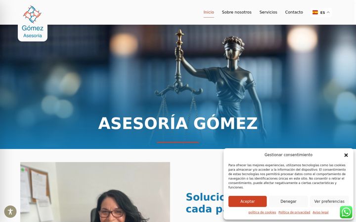 Screenshot of asesoriagomez.es