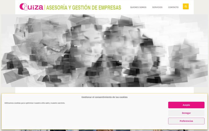 Screenshot of asesoriaguiza.com