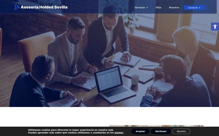 Screenshot of asesoriaholdedsevilla.com