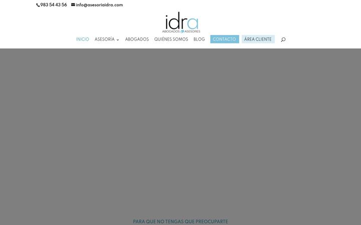 Screenshot of asesoriaidra.com