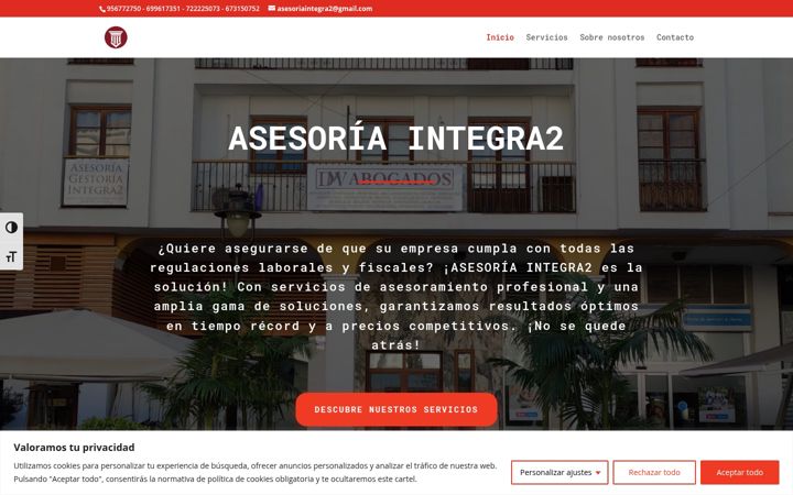 Screenshot of asesoriaintegra2.com