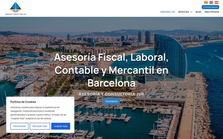 Screenshot of asesoriajvr.es