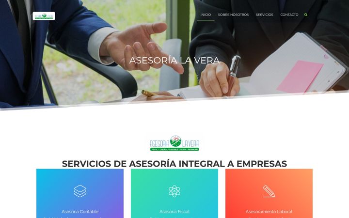 Screenshot of asesorialavera.es