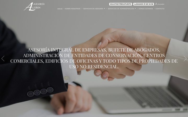 Screenshot of asesorialisboa.com