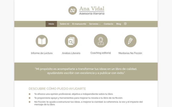Screenshot of asesorialiterariaav.com