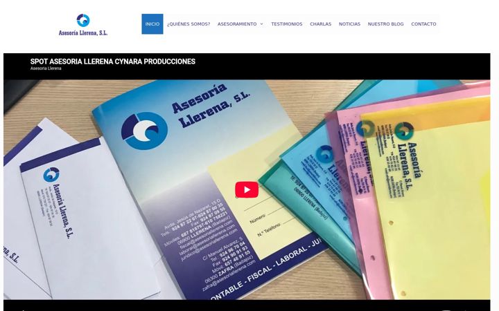Screenshot of asesoriallerena.com