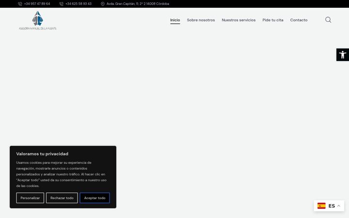 Screenshot of asesoriamanueldelafuente.es