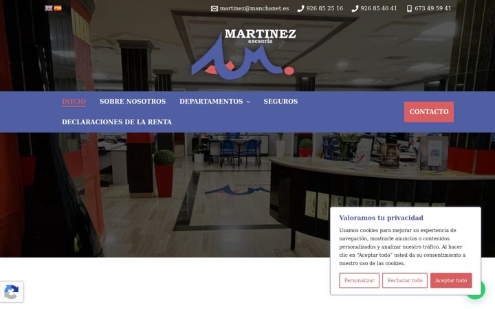 Screenshot stránky asesoriamartinezdaimiel.es