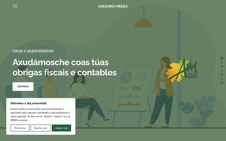 Screenshot of asesoriamedea.org