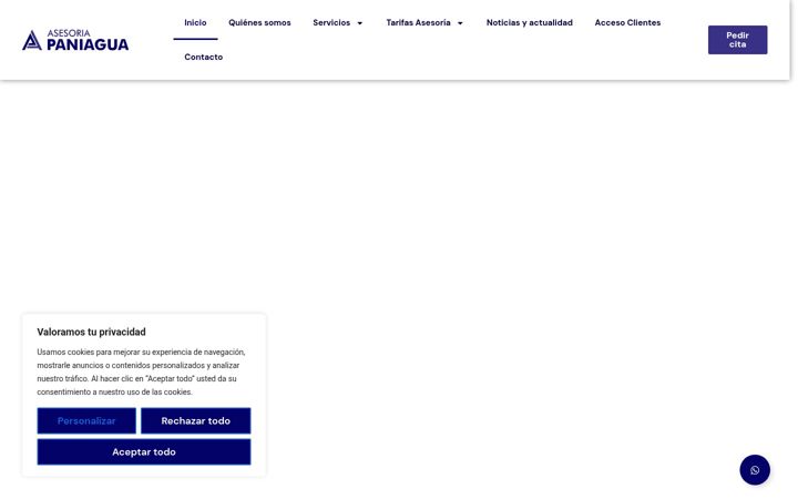 Screenshot di asesoriapaniagua.com